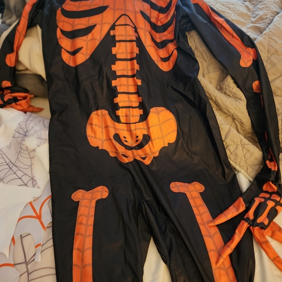 Halloween Skeleton Spiderman Cosplay Costume size L - Picture 2 of 4